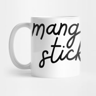 mango sticky rice - black Mug